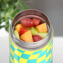 Kids' 16oz FUNtainer Stainless Steel Food Jar - Teal Checkers