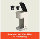 14oz. Single-Serve Coffee Maker- Oatmilk