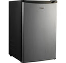 4.3 cu ft Mini Refrigerator Stainless Steel WH43S1E: Compact Dorm Fridge, Energy Star, Reversible Door, 2 Shelves