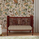 3-in-1 Convertible Crib - Rich Cherry