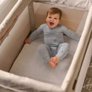 Organic Cotton Mattress Bunting Cover for Remi - White