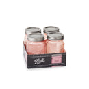 16oz Vintage Regular Mouth Mason Jar - Pink