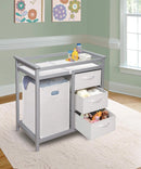 Modern Baby Changing Table - Cool Gray