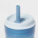 Kids' 14oz 2pk Dragon Single Wall Recycled Straw Tumblers Blue