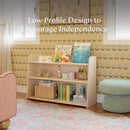 Montessori 3 Shelf Bookcase - Washed Natural