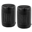Digital Ceramic Personal Heater - 2 Pack