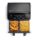10-Qt. Dual Basket Digital Air Fryer - Black Stainless Steel