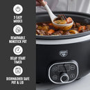 Healthy 6qt Slow Cooker Black