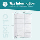 Dresser with 10 Drawers - White