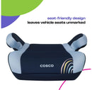 Topside Backless Booster Car Seat - Rainbow