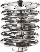 TABAKH 6-Rack Stainless Steel Baby Mini Idli Stand, Makes 30 Mini Idlys