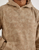 BKYS Rhinestone Rivet Oversized Fleece Hoodie