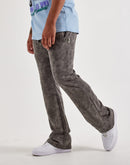 BKYS Washed Fleece Flare Pants