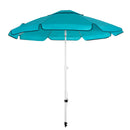 7 Feet Beach Umbrella with Sand Anchor, Push Button Tilt and Carry Bag