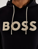 Boss Soody Embossed Fleece Hoodie