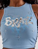 Central Mills Bratz Chrome Logo Tank Top