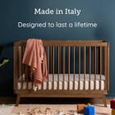 Baby Soho 3-in-1 Convertible Crib to Toddler Bed - Walnut