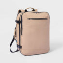 40L Travel Backpack With Expansion - Beige