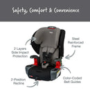 Grow with You ClickTight Harness-2-Booster Car Seat - Gray Contour