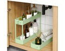 Slim Rolling Storage Cart - Green