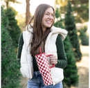 40oz Trek Checkmate Straw Tumbler - Red/White