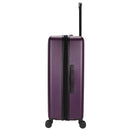 Hardside Large Checked Spinner Suitcase - Dark Purple