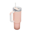 40 oz Stainless Steel H2.0 FlowState Quencher Tumbler - Peach Colorblock