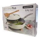 Versatile Dishwasher Safe 5-Qt. All-in-One Plus Pan, Parchment