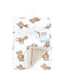 Plush Teddy Bear Baby Blanket - One Size