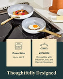 10.5" Ceramic Fry Pan - Grey