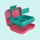 Leakproof Bento-Style Lunch Box - Bright Coral