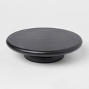 10.9" Acacia Modern Cake Stand Black