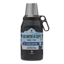 64oz Insulated Stack Jug with 4 Stainless Steel Cups