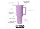 40oz Straw Tumbler - Purple