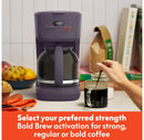 12-Cup Programmable Coffee Maker - Plum