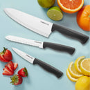 3 Piece Chef Knife Set - Black