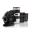 Canon EOS C100 Mark II Dual Pixel AF Triple Lens Kit (16-35mm f2.8L, 24-70mm f2.8L, 70-200mm f2.8L)