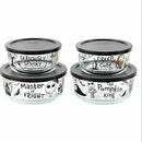 Glass 8-piece Decorated Food Storage Set - Tim Burton's The Nightmare Before Christmas