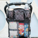 Stroller Caddy Organizer with Cup Holder - Mickey Black