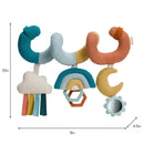 Unisex Bitzy Spiral Stroller & Car Seat Toy - Rainbow