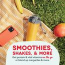 12 oz Portable Rechargeable Blender with Sport Cap - Gray