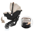 DualRide Infant Car Seat Stroller Combo - Champagne
