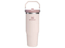 30 oz Stainless Steel Ice Flow 2.0 Flip Straw Tumbler Rose Quartz