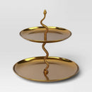 Snake Tiered Divided Server - Gold