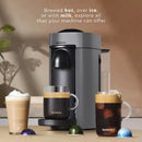 Coffee and Espresso Machine with Aeroccino - Gray