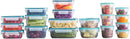 Plastic Storage Container Set - Clear