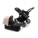 Donkey 5 Mono Complete Single to Double Side-by-Side Stroller - Black/Misty White