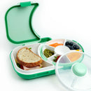 Kids' 2-in-1 Bento Style Lunchbox - Sage Green