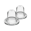 Milestones Options+ Sippy Spouts, Narrow, Soft 100% Silicone Baby Bottle Sippy Spout, 6m+, 2 Count (Pack of 1)