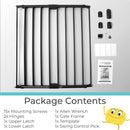 Easy Swing & Lock Baby Safety Gate - Matte Bronze